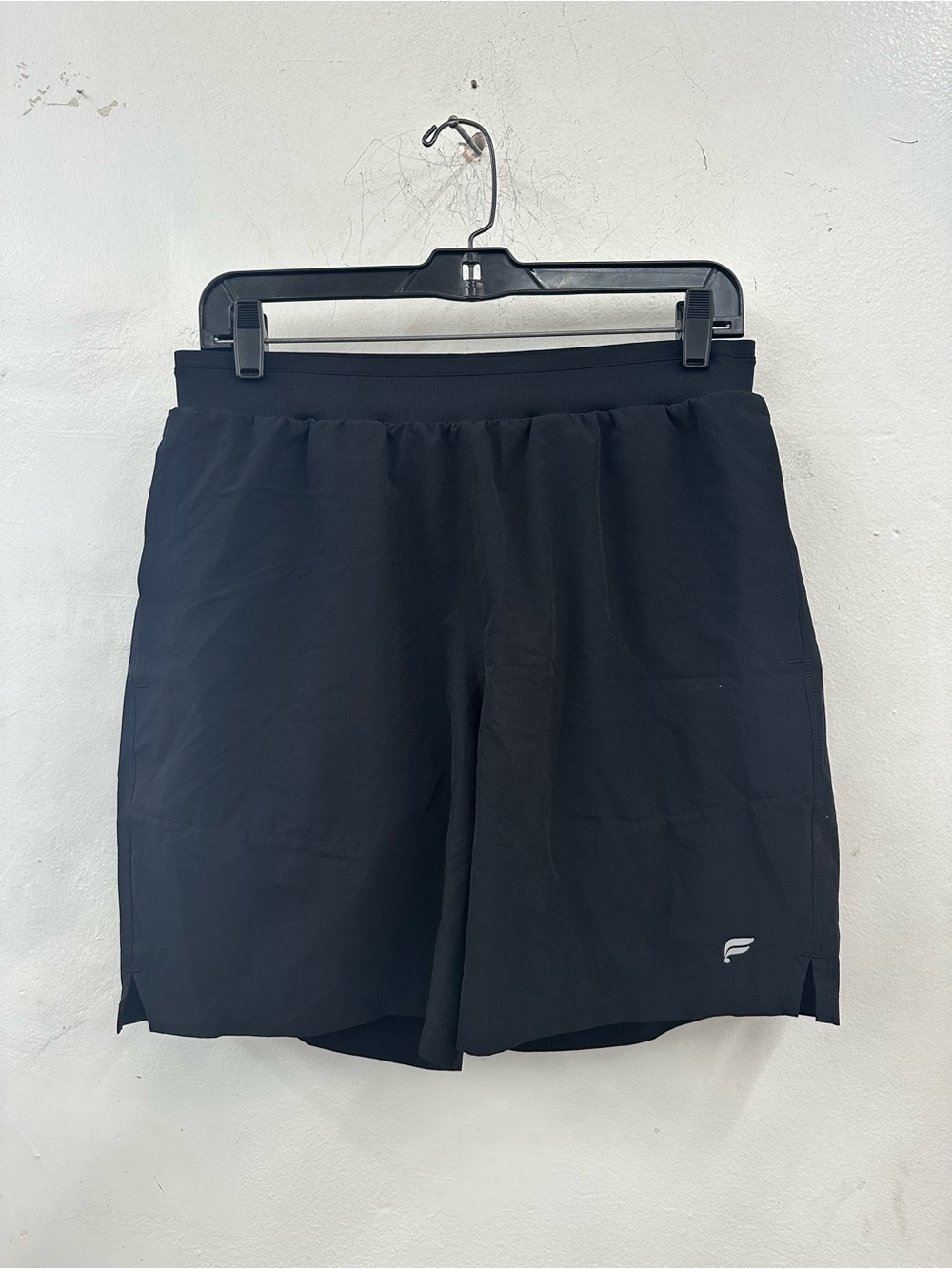 Fabletics fundamental shirt lined 7inch black new active running shorts size med